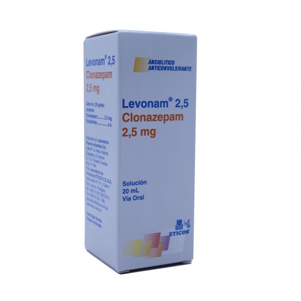 LEVONAM 2.5 MG GOTAS FRASCO X 20 ML