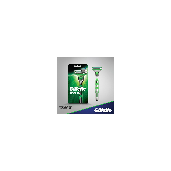 GILLETTE MAQ.AFEITAR MACH3 SENSITIVE R.37803