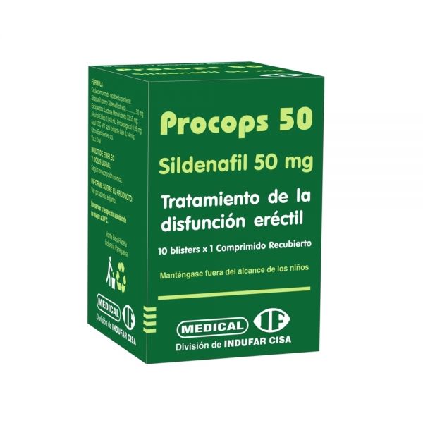 PROCOPS 50 MG. X 1 COMP.