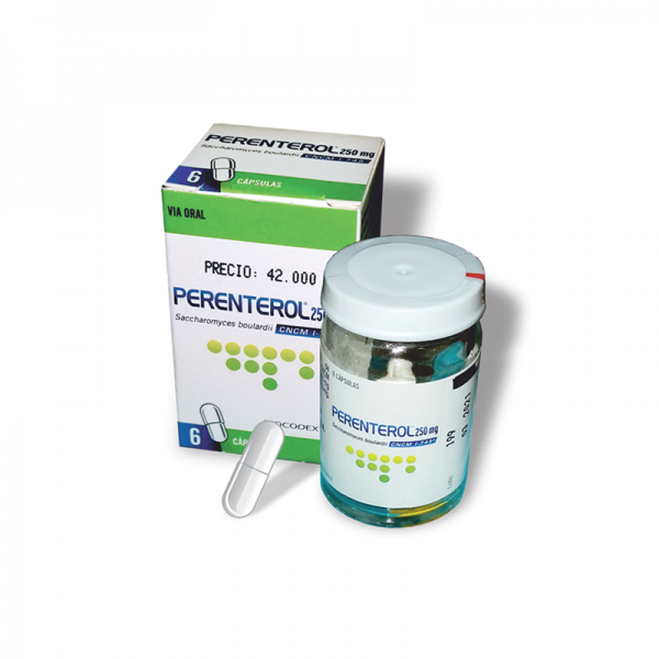 PERENTEROL 250MG CAPS CAJA X 6
