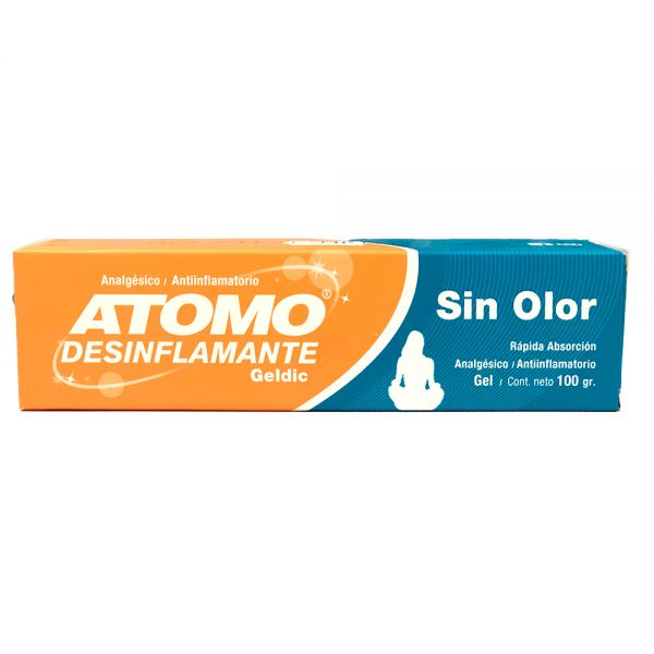 ATOMO DESINFLAMANTE GELDIC GEL-D POMO X 100GR
