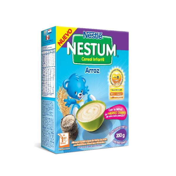 NESTLE NESTUM CEREAL ARROZ X 350 GR.