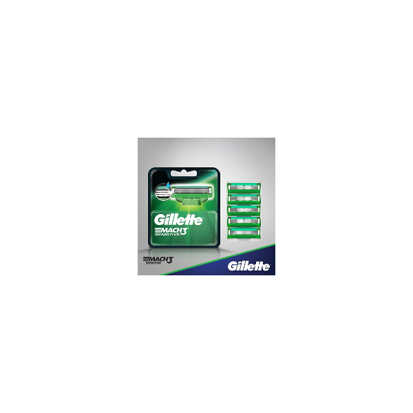 GILLETTE MACH 3 REPUESTO X 4 SENSITIVE REF.896