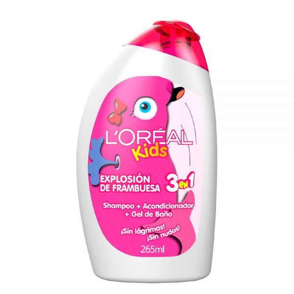 LOREAL KIDS 3 EN 1 X 265ML.FRAMBUESA