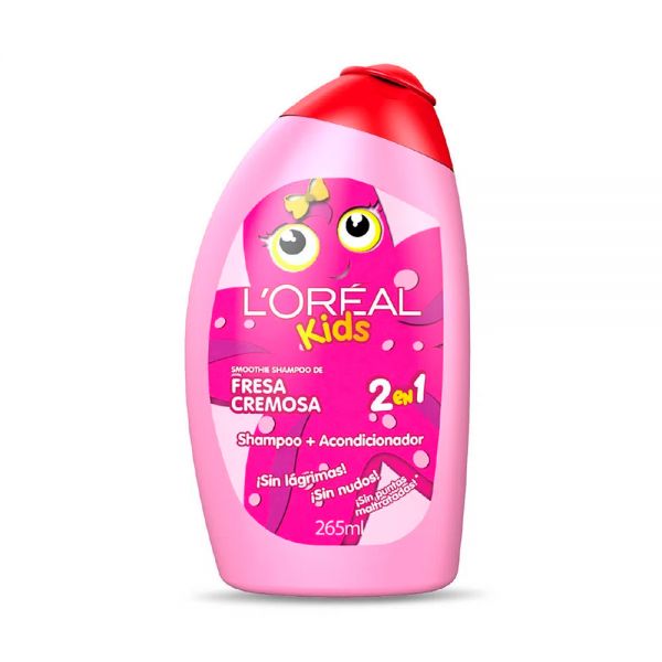 LOREAL KIDS 2 EN 1 X 265ML.FRESA