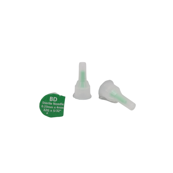 AGUJA P/HUMULIN X 4MM 0.23 MM. VERDE E.A