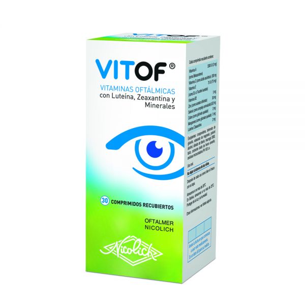 VITOF VITAMINAS OFTALMICAS 20% CO-RV CAJA X 30