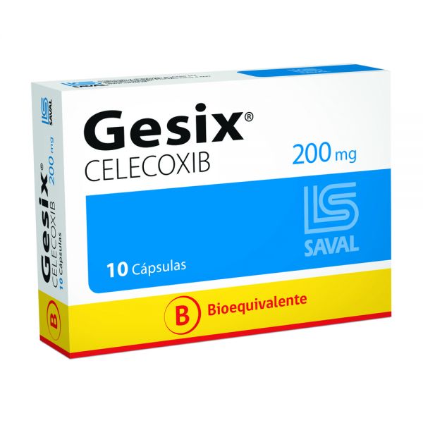 GESIX 200MG CAPS CAJA X 10