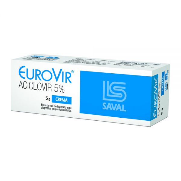EUROVIR .5% CR-DR TUBO X 5GR