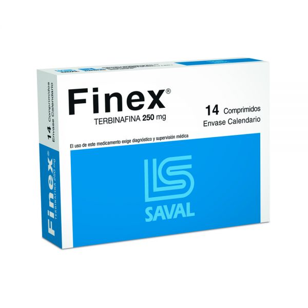FINEX 250MG TABL. CAJA X 14