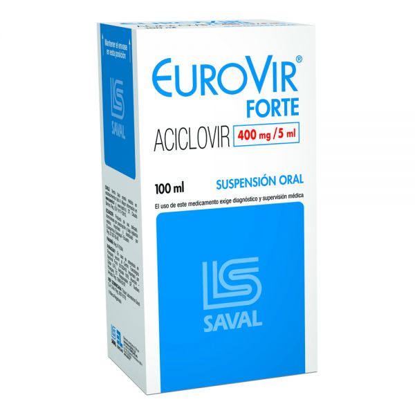 EUROVIR FORTE 400MG/5ML SO-OR ENVASE X 100ML