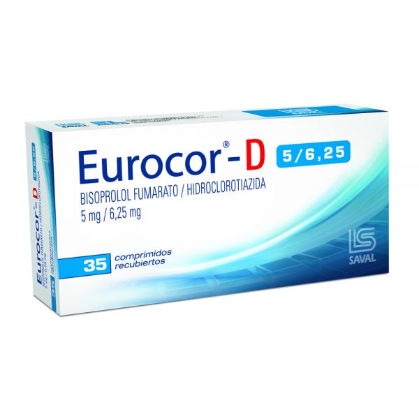 EUROCOR D 5/6.25MG CO-RV CAJA X 35
