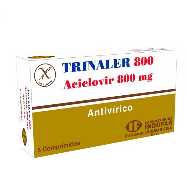 TRINALER 800MG TABL. CAJA X 5