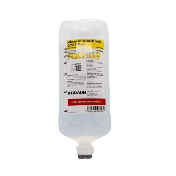 FL SUERO FISIOLOGICO 1000 ML. BBRAUM (GAESA)
