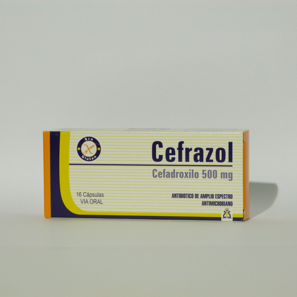 CEFRAZOL 500MG CAPS CAJA X 16