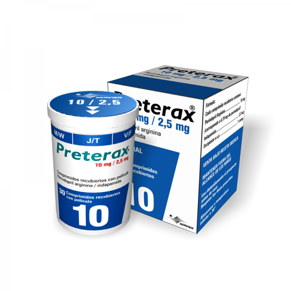PRETERAX 10MG T-REC CAJA X 30