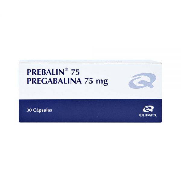 PREBALIN 75MG CAPS CAJA X 30