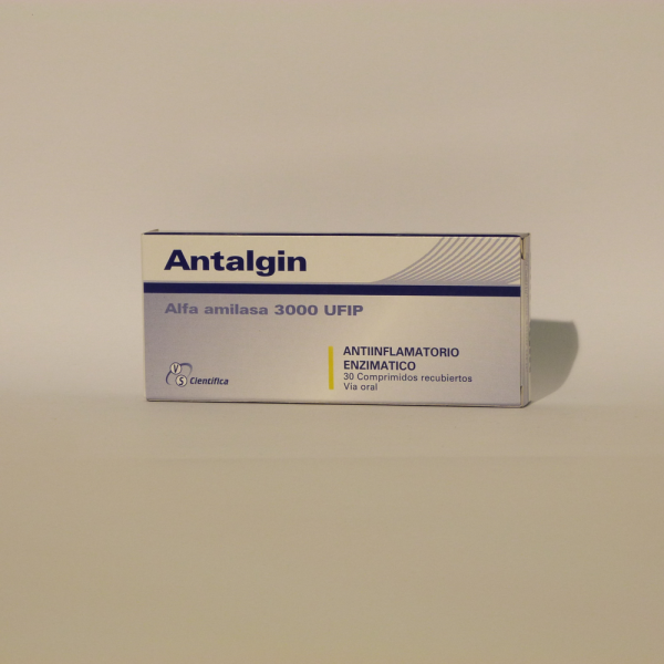 ANTALGIN 3000 ALFA AMILASA CAJA X 30 COMPRIMIDOS