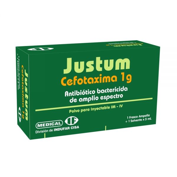 JUSTUM POLV. P/ SOL. INY. CAJA X 1 FCO. AMP. + AMP. SOLV. X 5 ML.