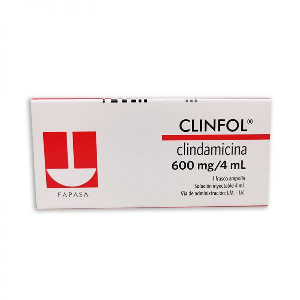 CLINFOL INYECTABLE 600MG INTR. AMPOLLA X 4ML