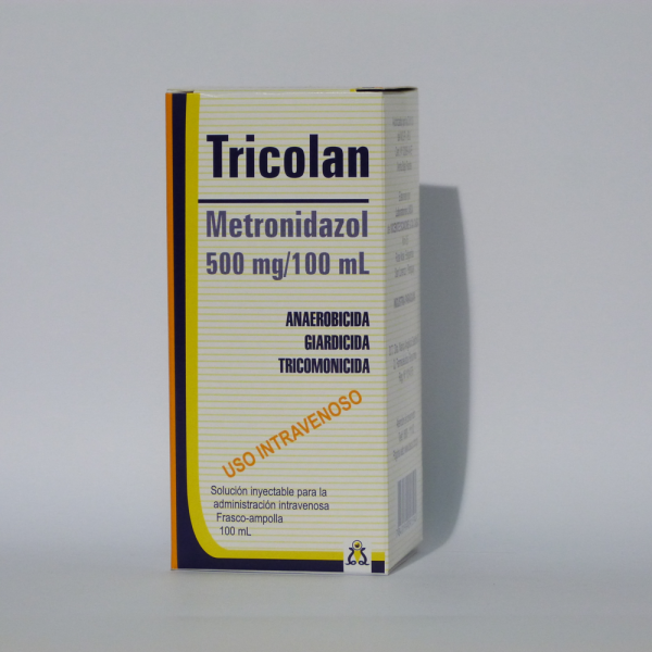 TRICOLAN 500 MG. INY. I.V. FCO. X 100 ML