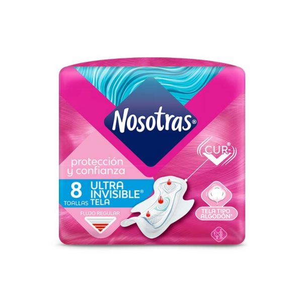 NOSOTRAS ULTRA INVISIBLE TELA X 8 UNIDADES