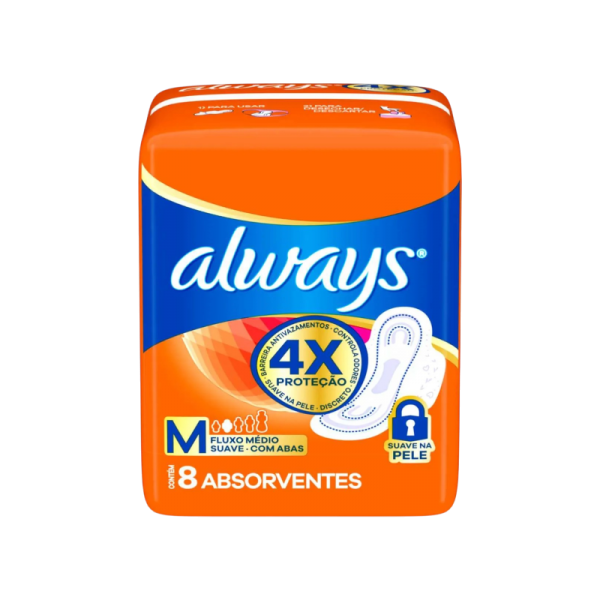 ALWAYS MAXIMA PROTECCION SUAVE C/ALAS X 8 UNIDAD