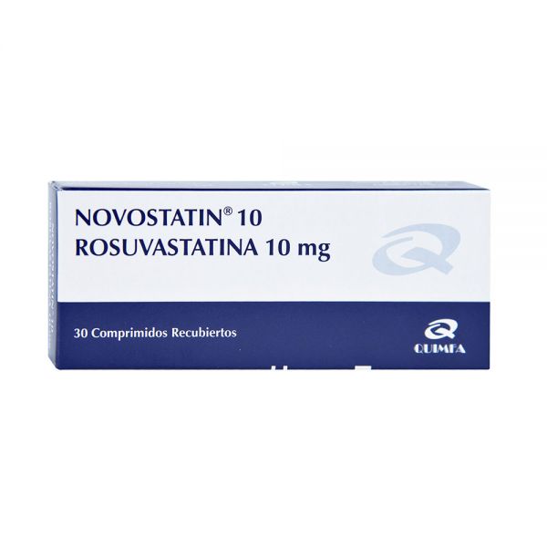 NOVOSTATIN 10MG T-REC CAJA X 30