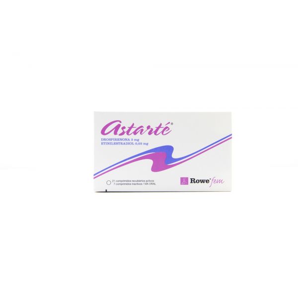 ASTARTE 3MG T-REC CAJA X 28