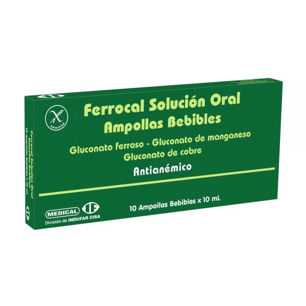 FERROCAL 10ML AMP-B AMPOLLA X 10