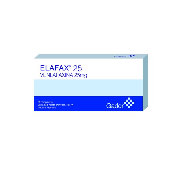 ELAFAX 25MG COMP. CAJA X 30