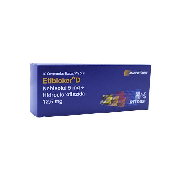 ETIBLOKER D BICAPA 12.5MG/5MG COMP. CAJA X 30