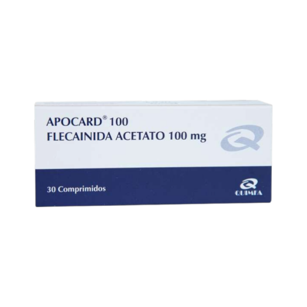 APOCARD 100MG TABL. CAJA X 30