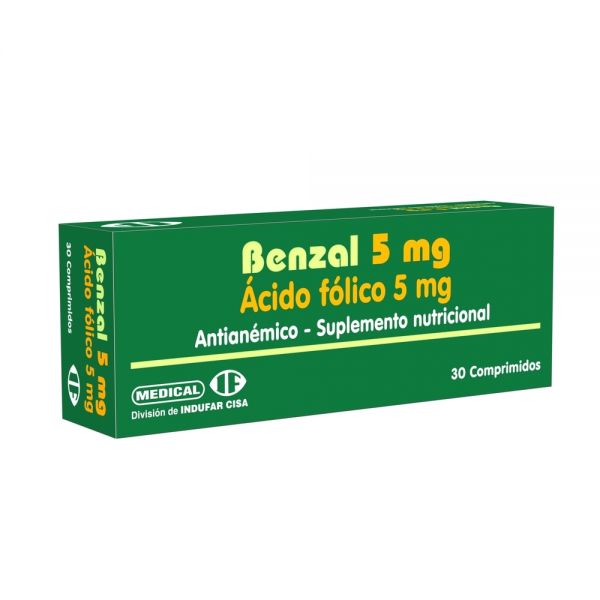 BENZAL 5 MG CAJA X 30 COMPRIMIDOS