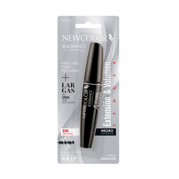 NEW COLOR MASCARA DE PESTAÑAS RADIANCE EXTENSION ROJO