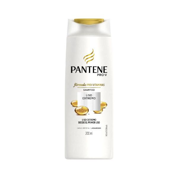 PANTENE LISO EXTREMO SHAMPOO. 200 ML.