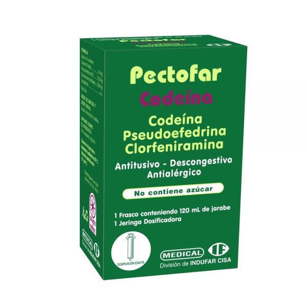 PECTOFAR CODEINA 10 MG JARABE FRASCO X 120 ML
