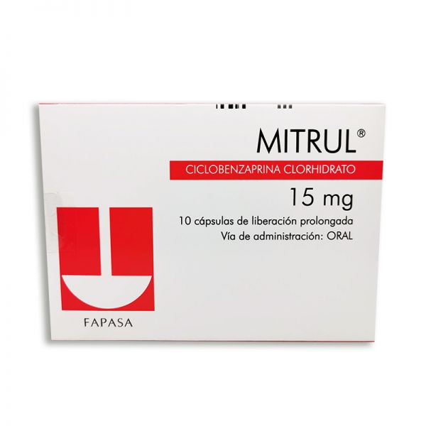 MITRUL 15MG CAPS CAJA X 10