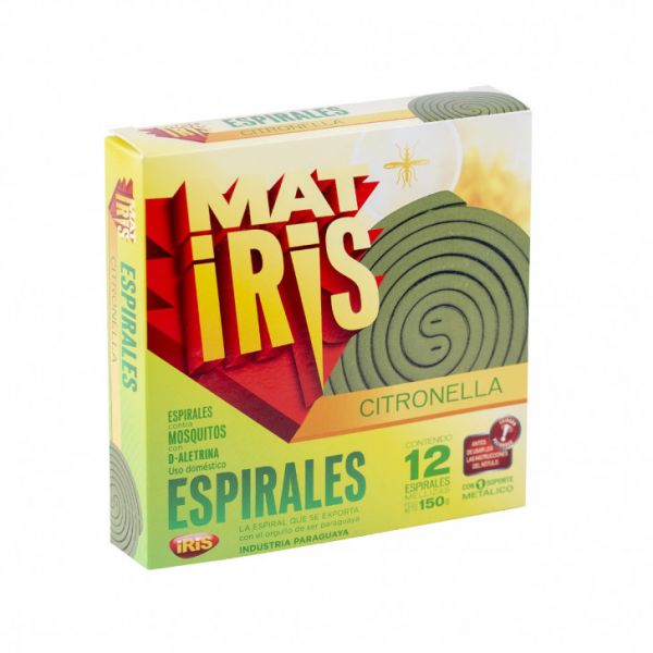 MATIRIS ESPIRAL CITRONELLA CAJA 12 UNI