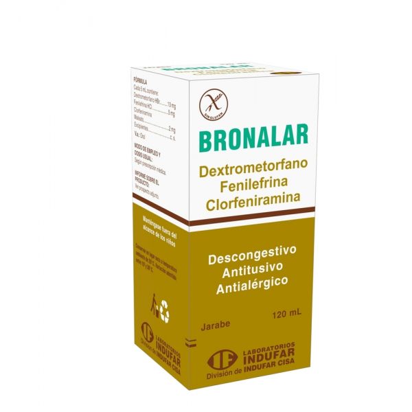 BRONALAR 2MG JARAB FRASCO X 120ML