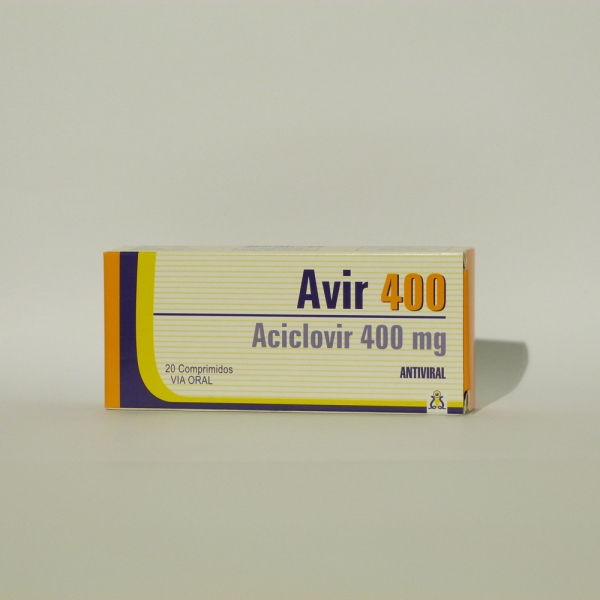 AVIR 400MG COMP. CAJA X 20