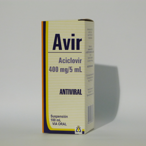 AVIR 400MG/5ML SP-OR ENVASE X 100ML