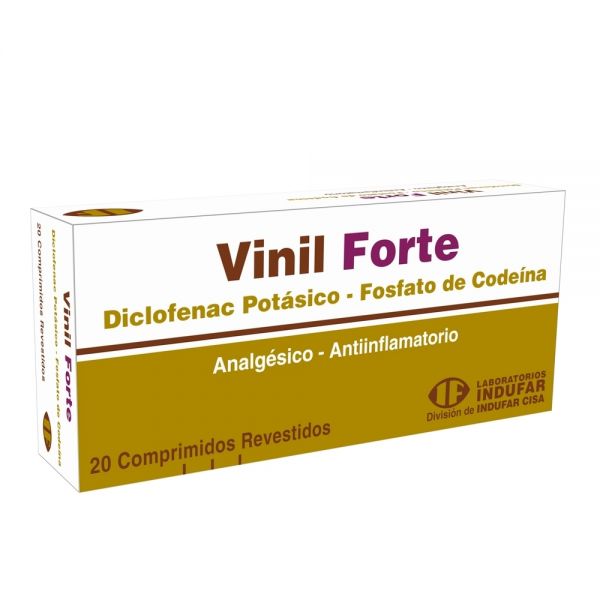 VINIL FORTE 500MG TABL. CAJA X 20