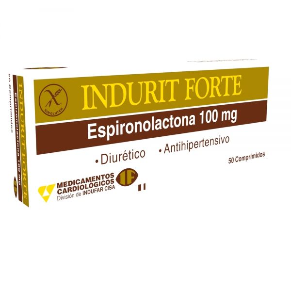 INDURIT FORTE 100MG TABL. CAJA X 50