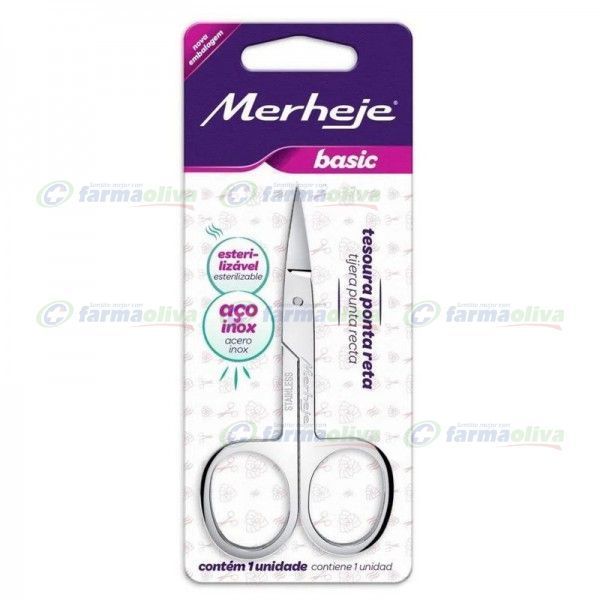 MERHEJE TIJERITA P/UÑAS PUNTA RECTA