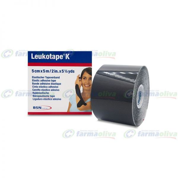 LEUKOTAPE K 5.0CM X 5 M NEGRODPM