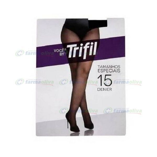 Media Fina Trifil Negro XXXG