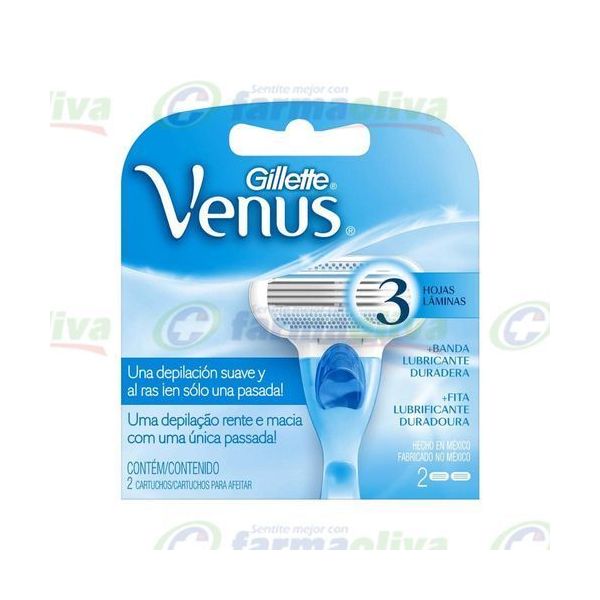 GILLETTE RPTO.VENUS 3X2 CARTUCHOS R.2477