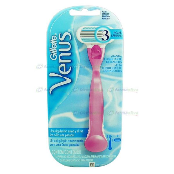 GILLETTE MAQUINA DE AFEITAR VENUS ROSADA