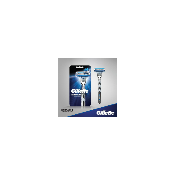 GILLETTE MAQ.MACH 3 TURBO PLATA REF.4515
